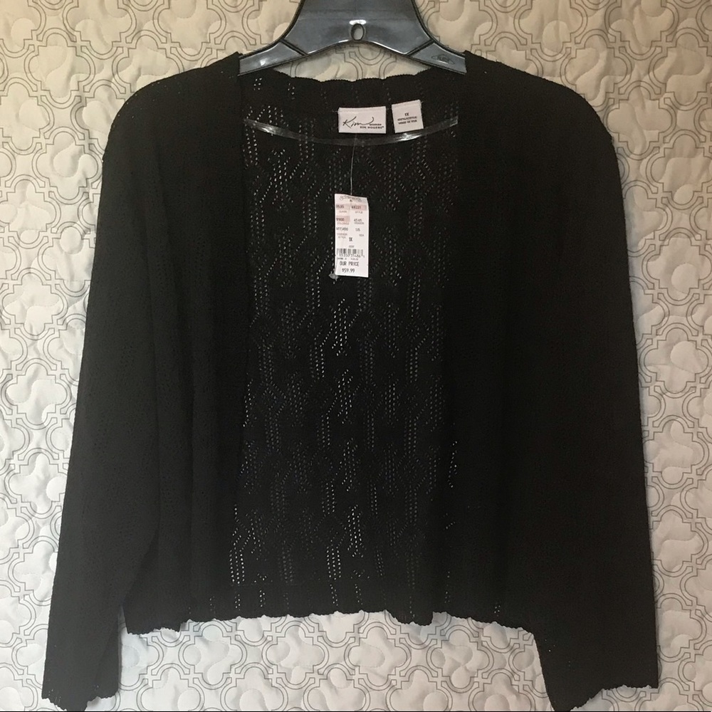 Kim Rogers Crop Lightweight Sweater